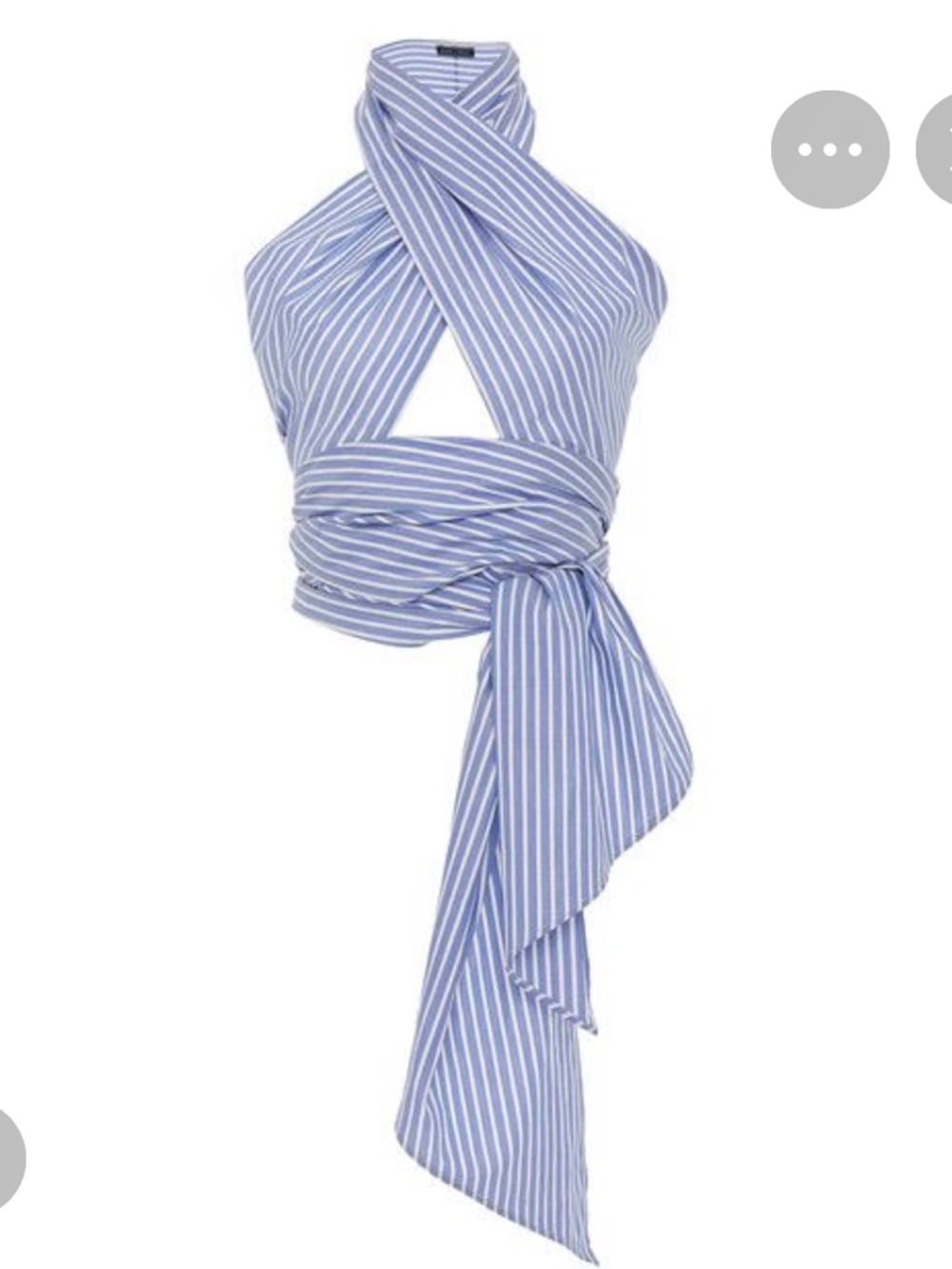 MDS Stripes Oxford
Striped Everything Scarf Blue White Striped NWT